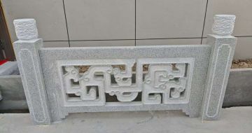 台州芝麻白河道栏杆 桥栏杆