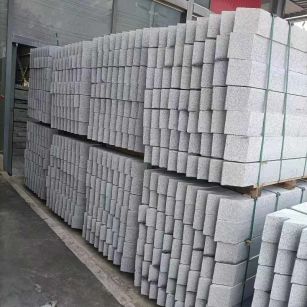台州芝麻白树围石 树池