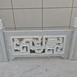 台州芝麻白河道栏杆 桥栏杆