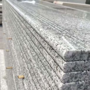 台州芝麻白楼梯踏步 花岗岩楼梯板材