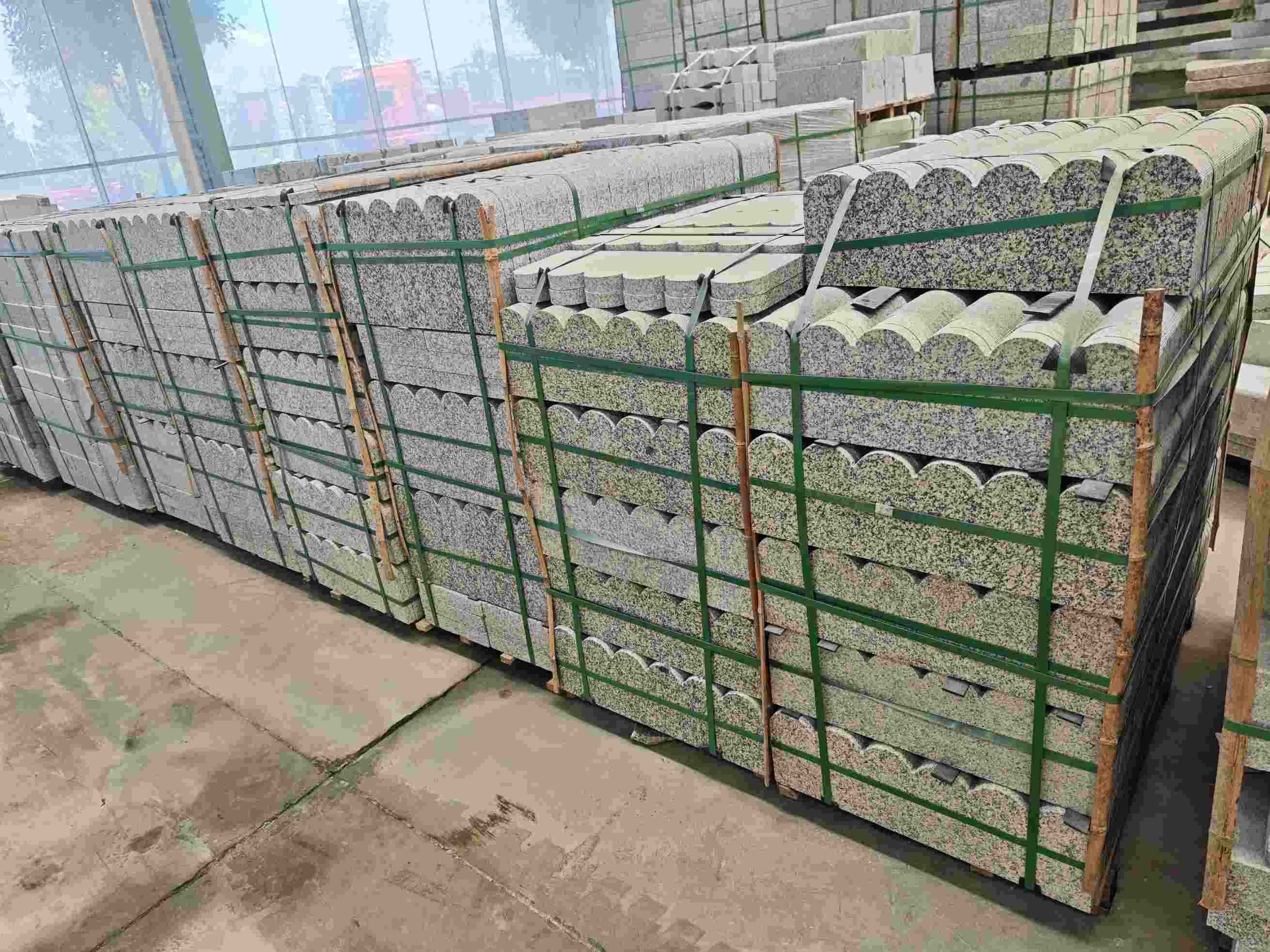 台州芝麻白芙蓉白花边石