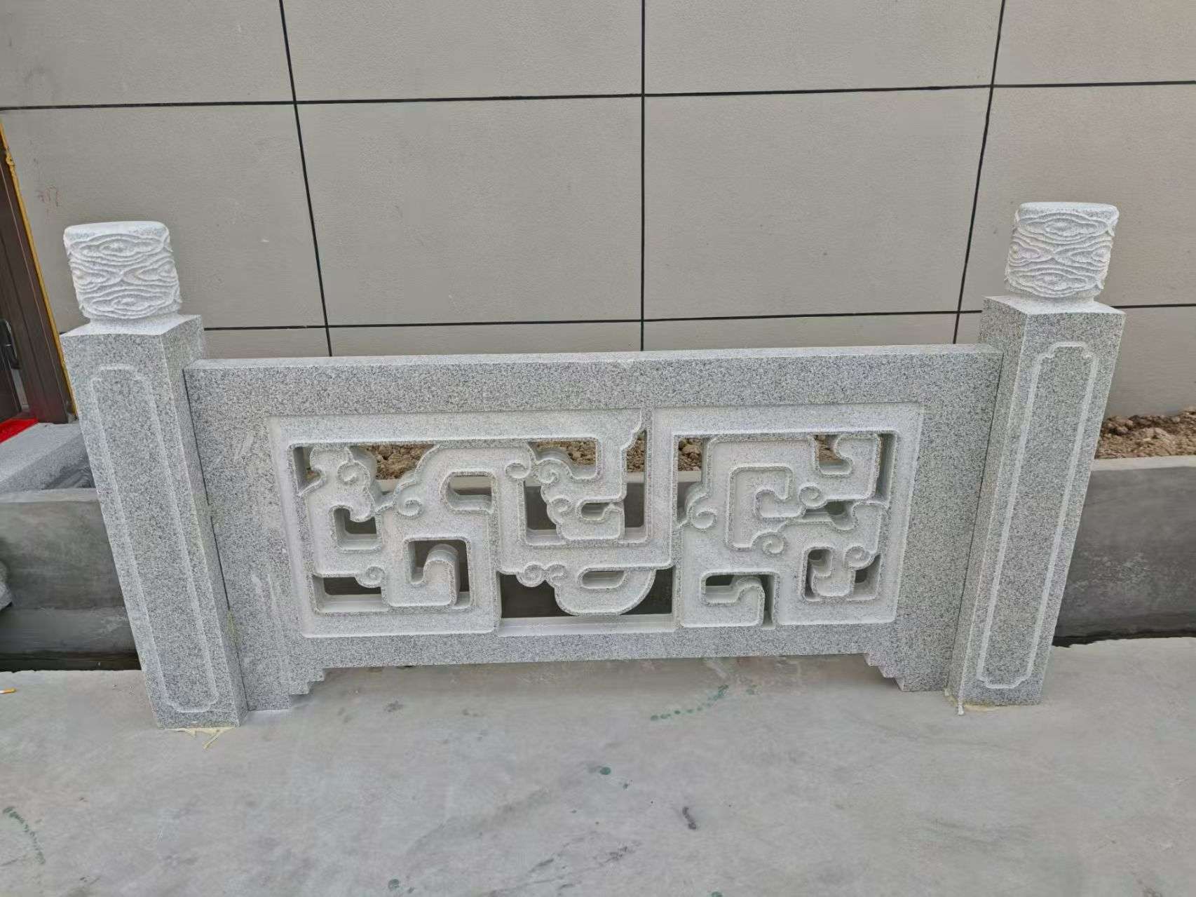 台州芝麻白河道栏杆 桥栏杆