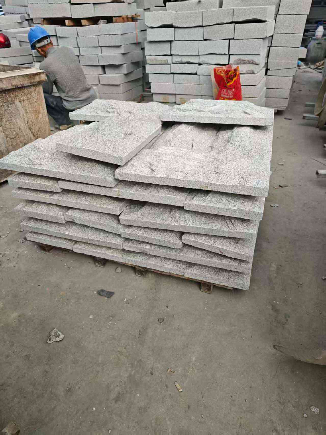 台州芝麻白蘑菇石，自然面