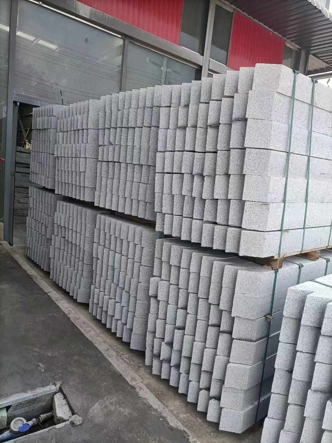 台州芝麻白树围石 树池